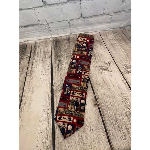 JOHN ASHFORD Men’s Golf Tie - Picture 1 of 5